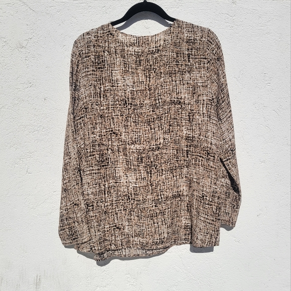 J Jill Pullover V-Neck Blouse - Picture 2 of 8